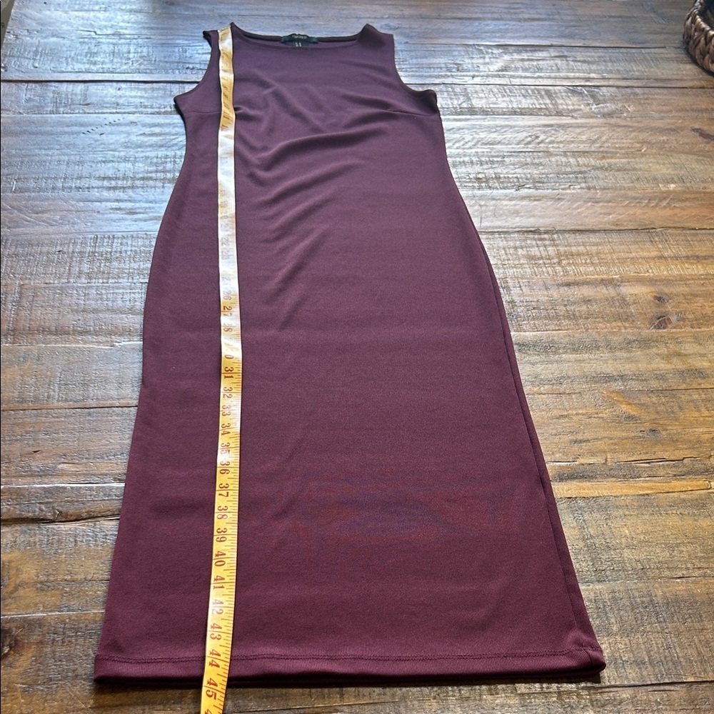 Forever 21 Sleeveless Burgundy Midi Dress - Picture 3 of 6